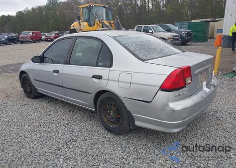 2005 Honda Civic Vp from USA, damaged, VIN 2HGES16365H556857